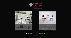Desktop Screenshot of cignini.it